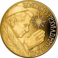 (№2012km441) Монета Ватикан 2012 год 200 Euro (Богословские добродетели: Вера)