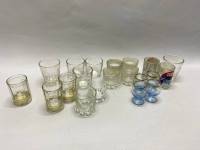 Рюмки, набор разного размера и высоты, 20 шт