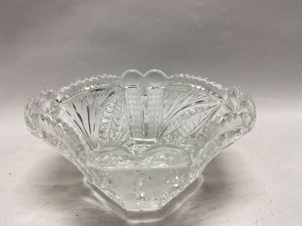 Салатник хрусталь СССР 10*18*18 см