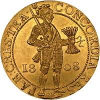 (№1806km27) Монета Нидерланды 1806 год 2 Ducats
