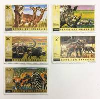 (--) Набор марок Руанда "5 шт."  Негашеные  , III O