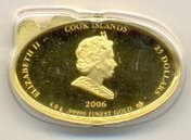 () Монета Острова Кука 2006 год 25  ""    AU