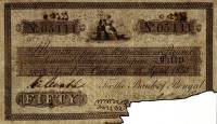(№1853P-S84) Банкнота Индия 1853 год "50 Company Rupees"