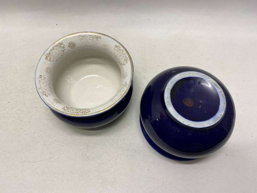 Ваза кашпо возрождение Бронницы 2 шт кобальт