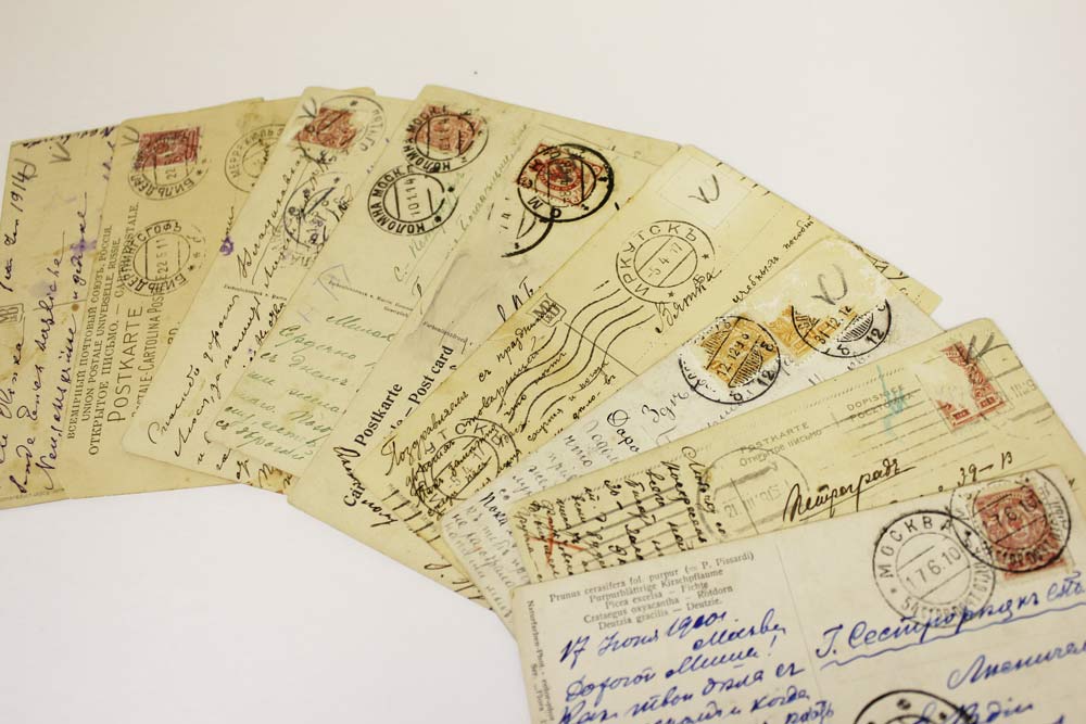 Набор почтовых карточек 1900-1917 гг Цветы (30 штук)
