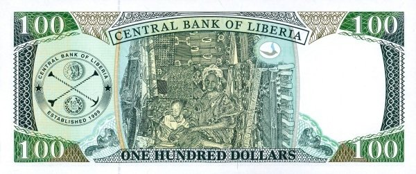 Банкнота Либерия 2011 год 100 долларов Уильям Ричард Толберт   UNC