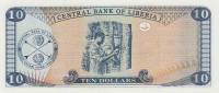 Банкнота Либерия 2011 год 10 долларов Джозеф Дженкинс Робертс   UNC