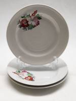 Тарелки десертные Дулево 3 штуки диаметр 18 см