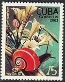 (№4523) Марка Куба 2003 год "Лилия Lillium candidum", Негашеная
