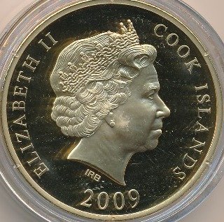 (2009) Монета Острова Кука 2009 год 1 доллар &quot;Хольстентор&quot;  Медь-Никель  PROOF