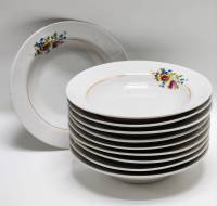 Тарелки суповые 10 штук Добрушский фарфоровый завод