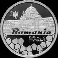 () Монета Румыния 2012 год 10  ""   Биметалл (Серебро - Ниобиум)  AU