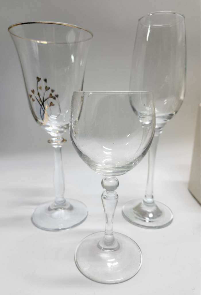 Бокалы рюмки стопки разные 21 штука