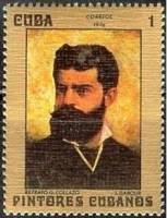 (1976-055) Марка Куба "Г. Кольясо"    Музей в Гаване III Θ