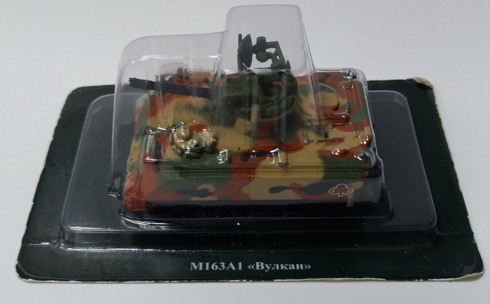 &quot;Русские танки&quot; модель М163А1  (в коробке-блистере)
