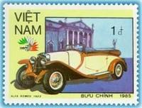 (1985-075) Марка Вьетнам "Альфа Ромео, 1922"    Выставка марок Italia `85, Автомобили III Θ