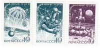 (1970-114-116) Серия Набор марок (3 шт) СССР     Советская автоматическая станция Луна-16 III O