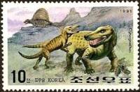 (1991-045) Марка Северная Корея "Циногнат"   Животные Мезозойской эры III Θ