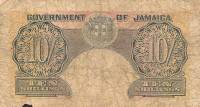 (№1942P-38c) Банкнота Ямайка 1942 год "10 Shillings"