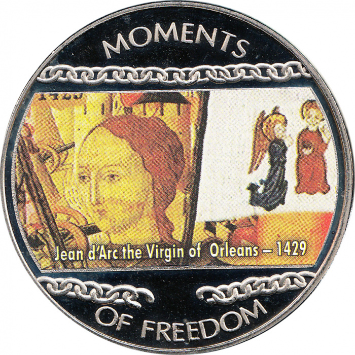 (2004) Монета Либерия 2004 год 10 долларов &quot;Жанна д’Арк&quot;  Медь-Никель  UNC