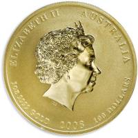 () Монета Австралия 2008 год 100  ""   Биметалл (Платина - Золото)  UNC
