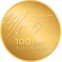(№2017) Монета Словения 2017 год 100 Euro (100-летия майской декларации)