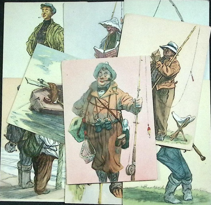 Открытка &quot;И.М. Семенов&quot;, 9 шт., 1956 г., 14*9 см., СССР