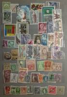 - Набор марок Разные страны 58 шт  Гашёные .  Θ