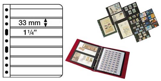 Лист VARIO 7S в альбом на 14 банкнот. Упаковка (5 шт.). Leuchtturm, #312882