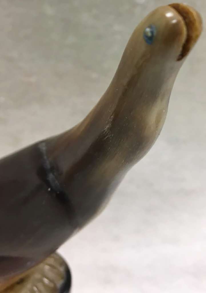 Статуэтка из рога "Птица" (сост. на фото)