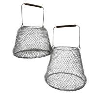 Авоська металлическая сетка садок для рыбы яиц 2 штуки