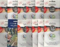 2006 13 медалей Набор Германия ЧМ по футболу Германия 2006    Буклеты