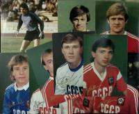 Набор открыток "Мастера спорта СССР. Футбол", 10 шт, 15*10 см.