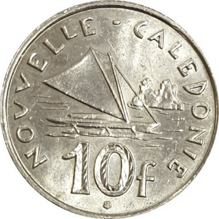(2007) Монета Новая Каледония 2007 год 10 франков &quot;Марианна&quot;  Медь-Никель  XF