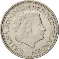() Монета Нидерланды (Голландия) 1967 год 1 гульден ""  Акмонитал  UNC