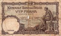 (№1938P-108a.9) Банкнота Бельгия 1938 год "5 Francs"