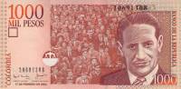 (2004) Банкнота Колумбия 2004 год 1 000 песо "Хорхе Эльесер Гайтан"   UNC