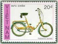 (1989-036) Марка Вьетнам "Мини-рабаса дерби"    Велосипеды III Θ
