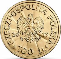 () Монета Польша 2015 год 100 злотых ""  Биметалл (Платина - Золото)  PROOF