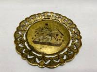 Тарелка настенная Египет латунь