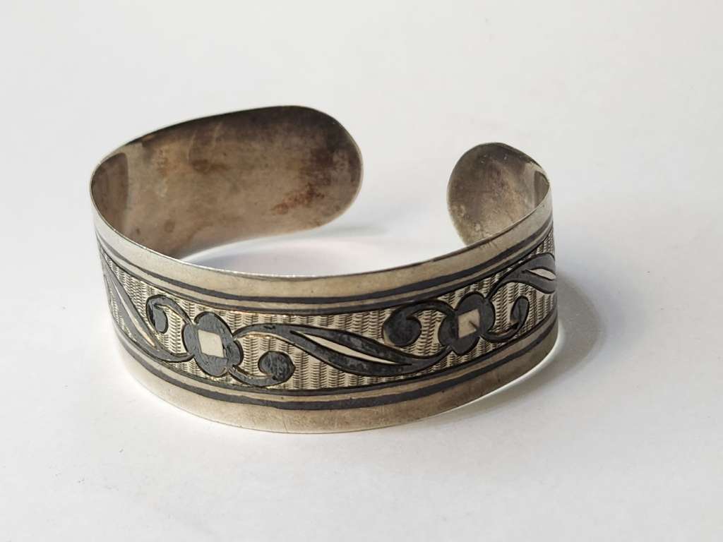 Браслет серебро 875 проба СССР 19 гр