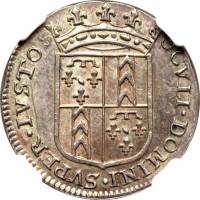 (№1694km27(neuchacirc;tel)) Монета Швейцария 1694 год 16 Kreuzer (Мари де Немур)