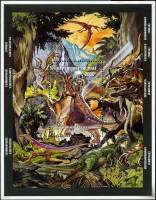 (№1994-42) Блок марок Мали 1994 год "Дасплетозавр iguanocon", Гашеный