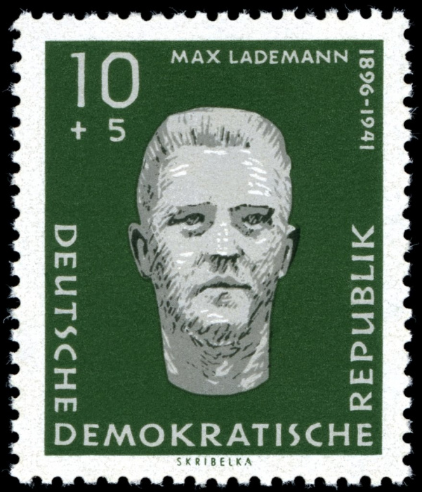 (1960-020) Марка Германия (ГДР) &quot;Макс Ладманн&quot;    Герои сопротивления II Θ