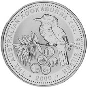 () Монета Австралия 2000 год 2 доллара ""   Биметалл (Серебро - Ниобиум)  UNC