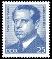 (1973-004) Марка Германия (ГДР) "Макс Рейнхардт"    Известные личности II Θ