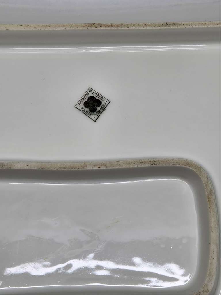 Блюдо Фарфор Frank Haviland Limoges Франция 1910-1914 годы 51*33 см.