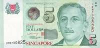(№2005P-47 Aa) Банкнота Сингапур 2005 год "5 Dollars"