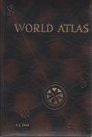 Книга "World atlas" 1943 P. Litvin Нью Йорк Твёрдая обл. 382 с. С цв илл