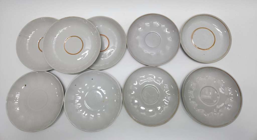 Блюдца чайные кофейные 29 штук разные 